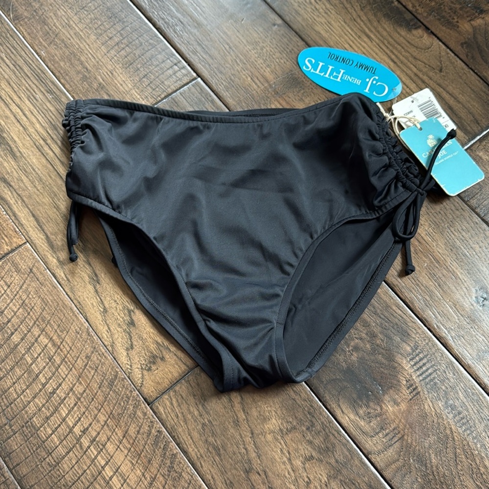 Caribbean Joe NWT swim black bottoms Size 14‎
